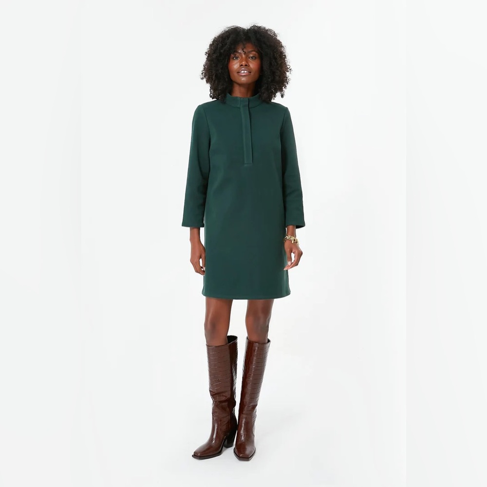 Tuckernuck Dark Green Long Sleeve Dress